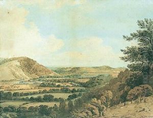 View Of Box Hill From Norbury Park by John Varley