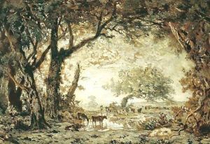 Sortie De Foret by Theodore Rousseau