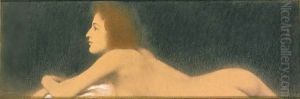 Etude De Nu by Fernand Khnopff