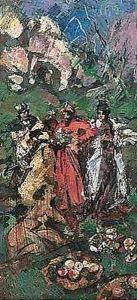Fete champetre by Konstantin Alexeievitch Korovin