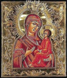The Tikhvin Mother of God by Unknown Painter