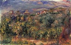 Paysage De Provence, Cagnes by Pierre Auguste Renoir