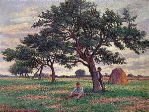 Le Verger A Bazincourt by Maximilien Luce
