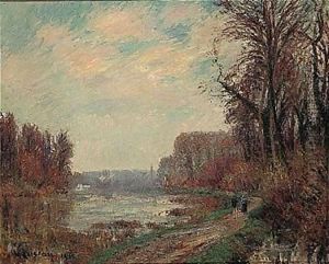 Le Chemin Au Bord De L'Oise by Gustave Loiseau