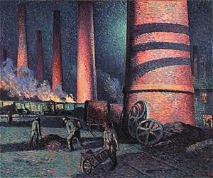 Les Acieries A Charleroi by Maximilien Luce