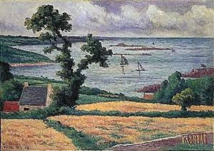 Paysage De Kermouster by Maximilien Luce
