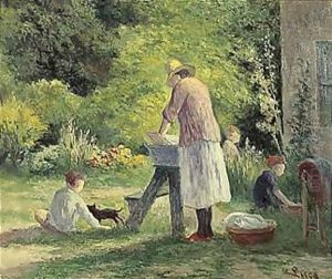 La Lessive Au Jardin