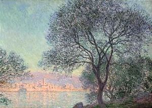 Antibes vue de la salis by Claude Oscar Monet