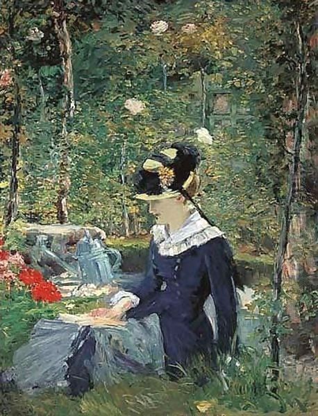 Jeune Fille Dans Un Jardin - view 1