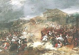 Rosario De La Aurora (The Dawn Procession) by Eugenio Lucas Velazquez