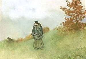 Escena De Caza (The Hunter) by Ramon Casas