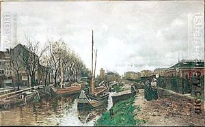 Un Bras Arrete De La Seine by Luigi Loir