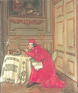 Le Repas D'Huitres by Francois Brunery