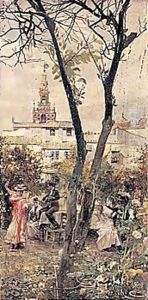 Fiesta En El Jardin (The Garden Party) by Jose Garcia y Ramos