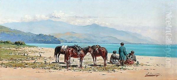 Resting by the sea - view 1