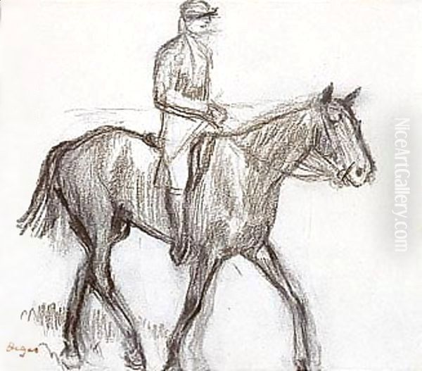 Cheval Et Jockey - view 1