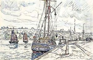 Le Roscovite - Teguier by Paul Signac