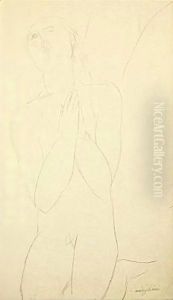 Etude De Nu by Amedeo Modigliani