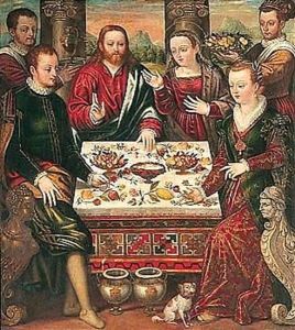 The Wedding Feast At Cana by Luca Mombello
