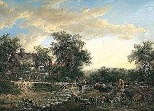 The Village Ford by Patrick Nasmyth