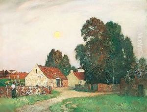 Harvest Moon by James Whitelaw Hamilton
