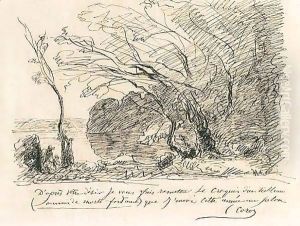 Envoi Pour Mortefontaine by Jean-Baptiste-Camille Corot