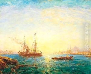 Le Bosphore, Constantinople by Felix Ziem