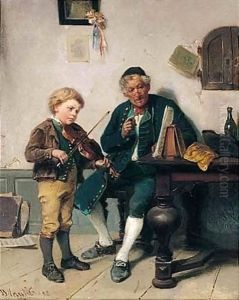 Die Musikstunde (The Music Lesson) by Marc Louis Benjamin Vautier