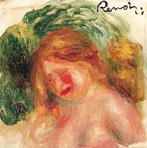 Tete De Femme 4 by Pierre Auguste Renoir