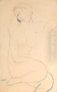 Femme Nue Assise by Amedeo Modigliani