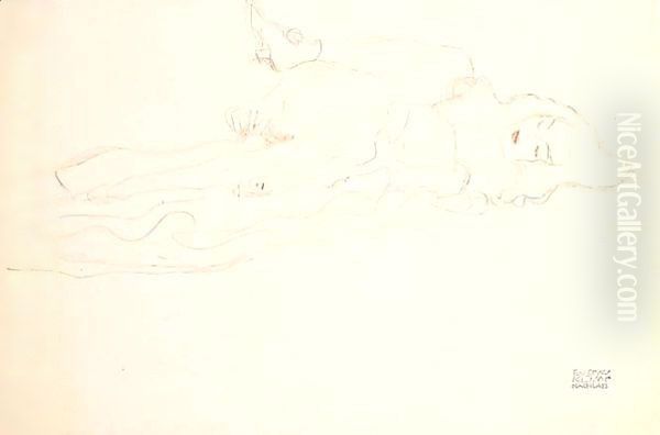 Liegender Halbakt Nach Rechts 3 - view 1