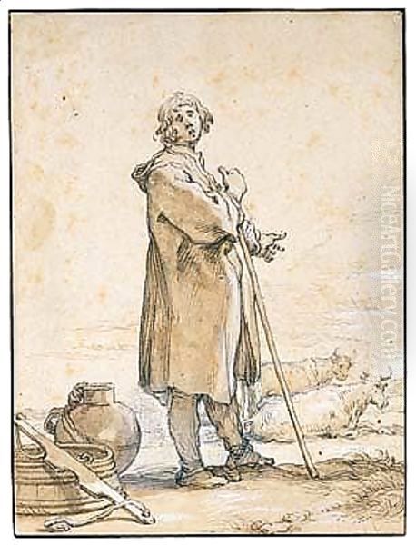Standing Cowherd - view 1