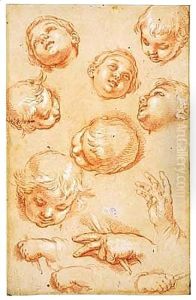 Study Of A Seated Child With A Ball