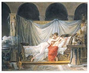 Helen and Paris by Jean-Baptiste Mallet