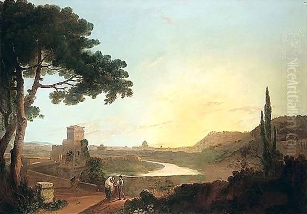 View Of Rome And The Ponte Molle - view 1