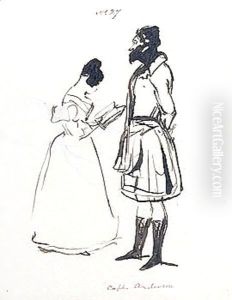 The Duchess Of Bedford Reading To Captain Anderson