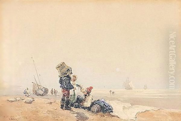 Fishermen On The Shore - view 1