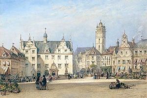 The Market Square, Darmstadt, Germany