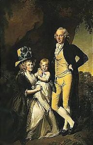 Portrait Of Richard Arkwright With His Wife Mary And Daughter Anne Portrait Of Richard Arkwright With His Wife Mary And Daughter Anne