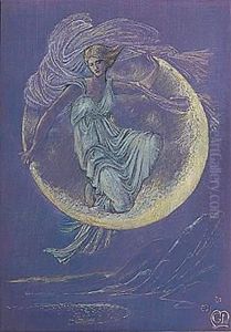 Luna 2 by Sir Edward Coley Burne-Jones