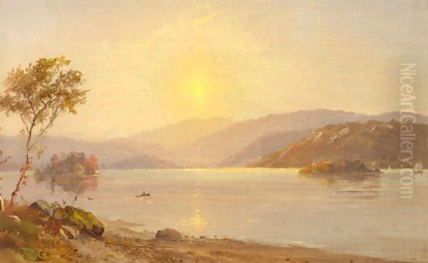 Autumn by the lake - view 1