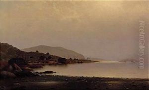 Fishermens' homes near cape St. Johns, coast of Labrador by William Bradford