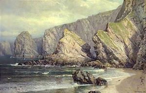 A view of Cornwall 1880 by William Trost Richards