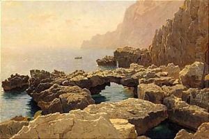 Capri coast by William Stanley Haseltine
