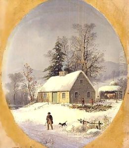 Durrie-christmas 1857 by George Henry Durrie