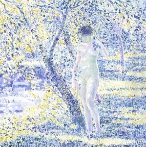 Nude in sunlight by Frederick Carl Frieseke