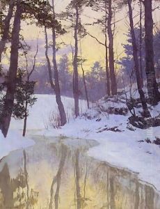 The New Moon by Walter Launt Palmer
