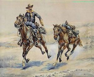 The Empty Saddle by Frederic Remington