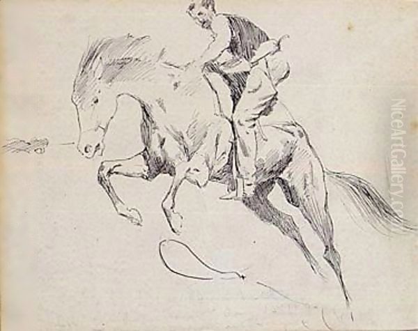 Sketch of Turn him loose, bill - view 1