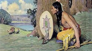Turkey hunter by Eanger Irving Couse